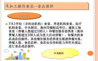 培训课件 | 餐饮服务食品安全操作规范培训